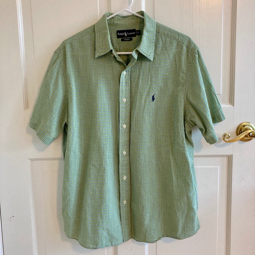 Ralph Lauren Button Up Plaid Shirt